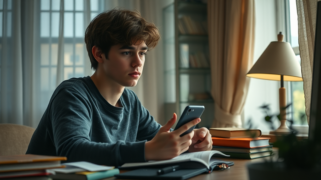 young adult mental health condition studying alone concern