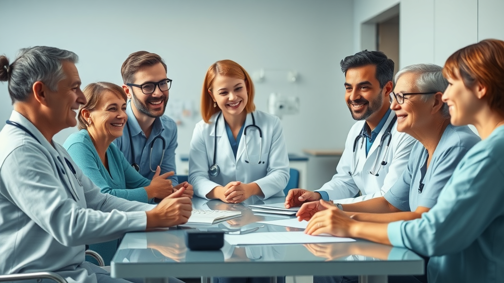chronic illness patient advocacy supportive healthcare team collaborating with patient