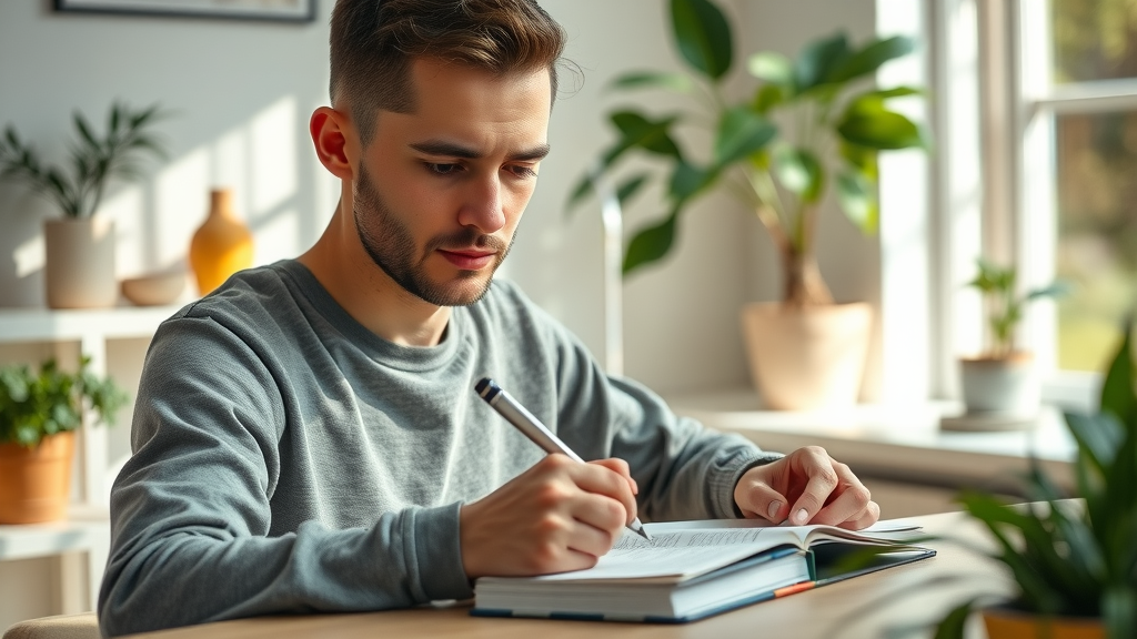 personal resilience building emotional resilience journaling reflection home office