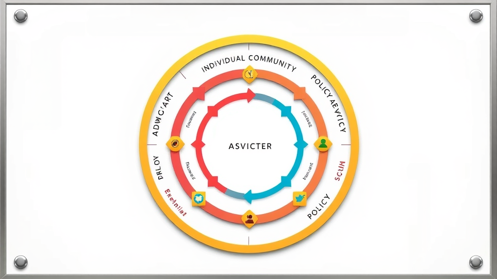 public health advocacy infographic of advocacy types individual community policy