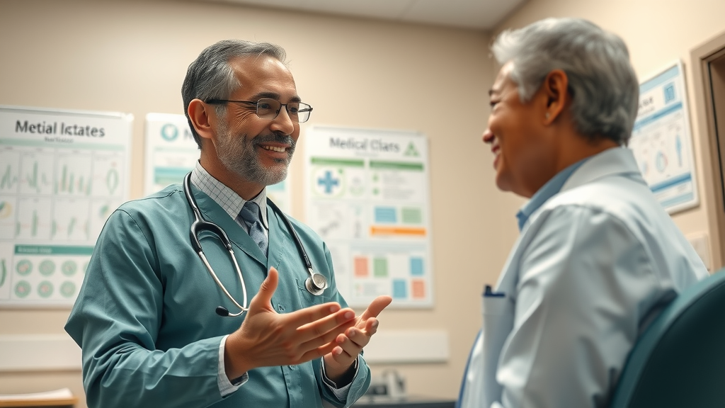 healthcare provider mental disorder friendly discussion patient doctor