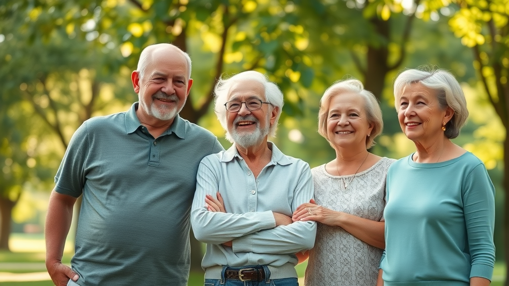 Multi-generational family enjoying healthy lifestyle choices outdoors, symbolizing chronic disease prevention.