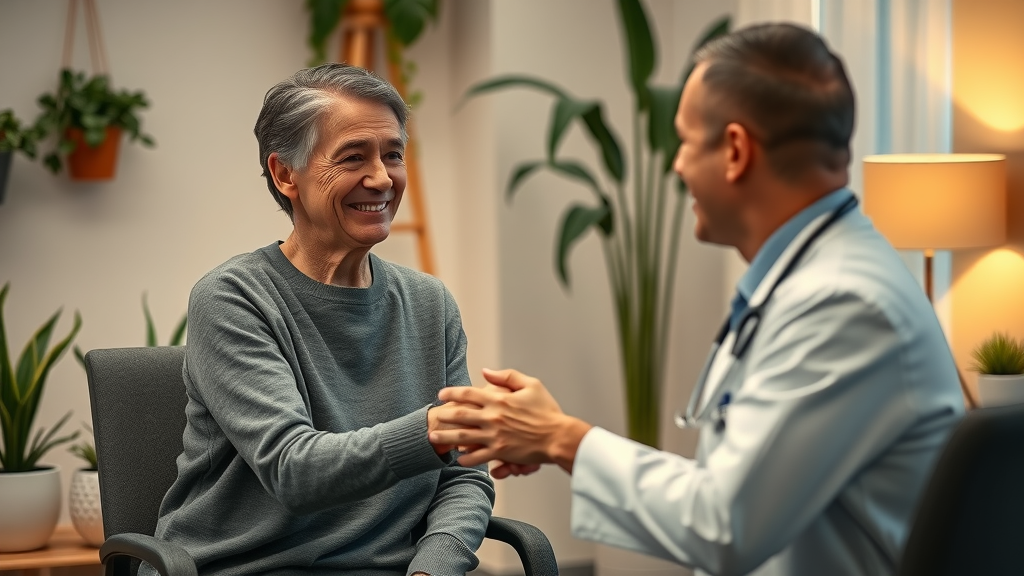 The GIGuy patient receiving supportive digestive health care