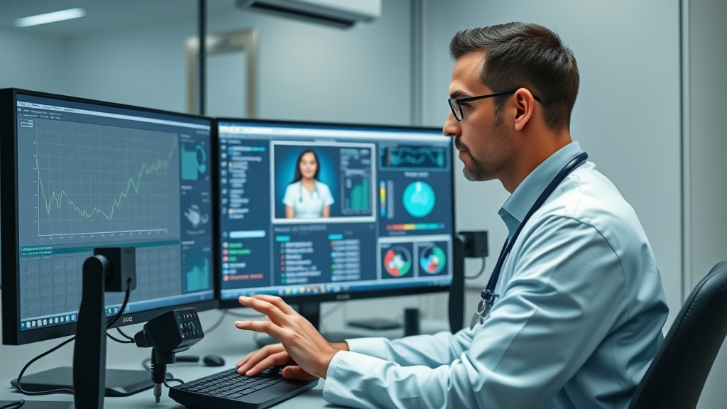 Healthcare provider using remote patient monitoring tools for chronic disease management
