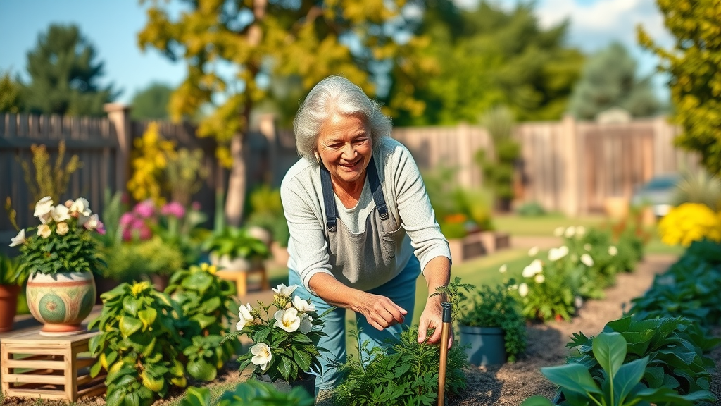 Wise senior couple gardening together in sunny backyard - what happens to your body after 60