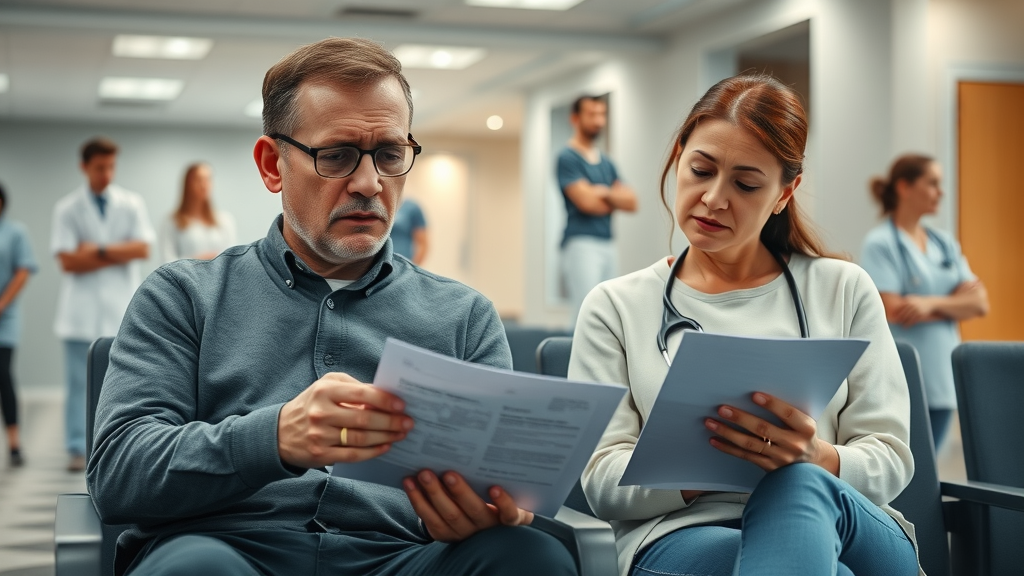 mental illness and chronic disease - Frustrated patient navigating health care system