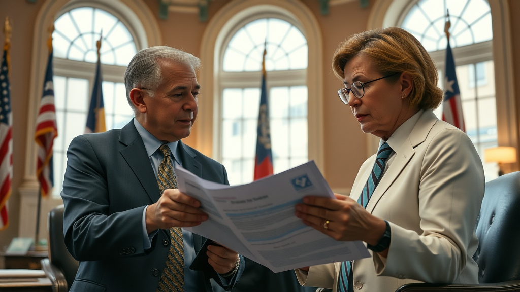 public health advocacy advocate meeting with government official in office