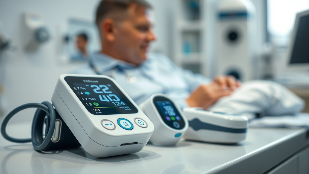 Remote patient monitoring devices for blood pressure and glucose management in telehealth